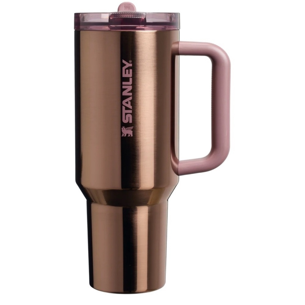 Stanley Pink and Bronze Travel Mug